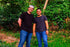 Andrew Delgado and producer Fabio Caballero Jr. at a coffee farm in Honduras; producer relationship photo, not this specific Catuai lot.