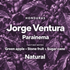 Purple botanical illustration for Jorge Ventura Parainema Natural coffee from Honduras.